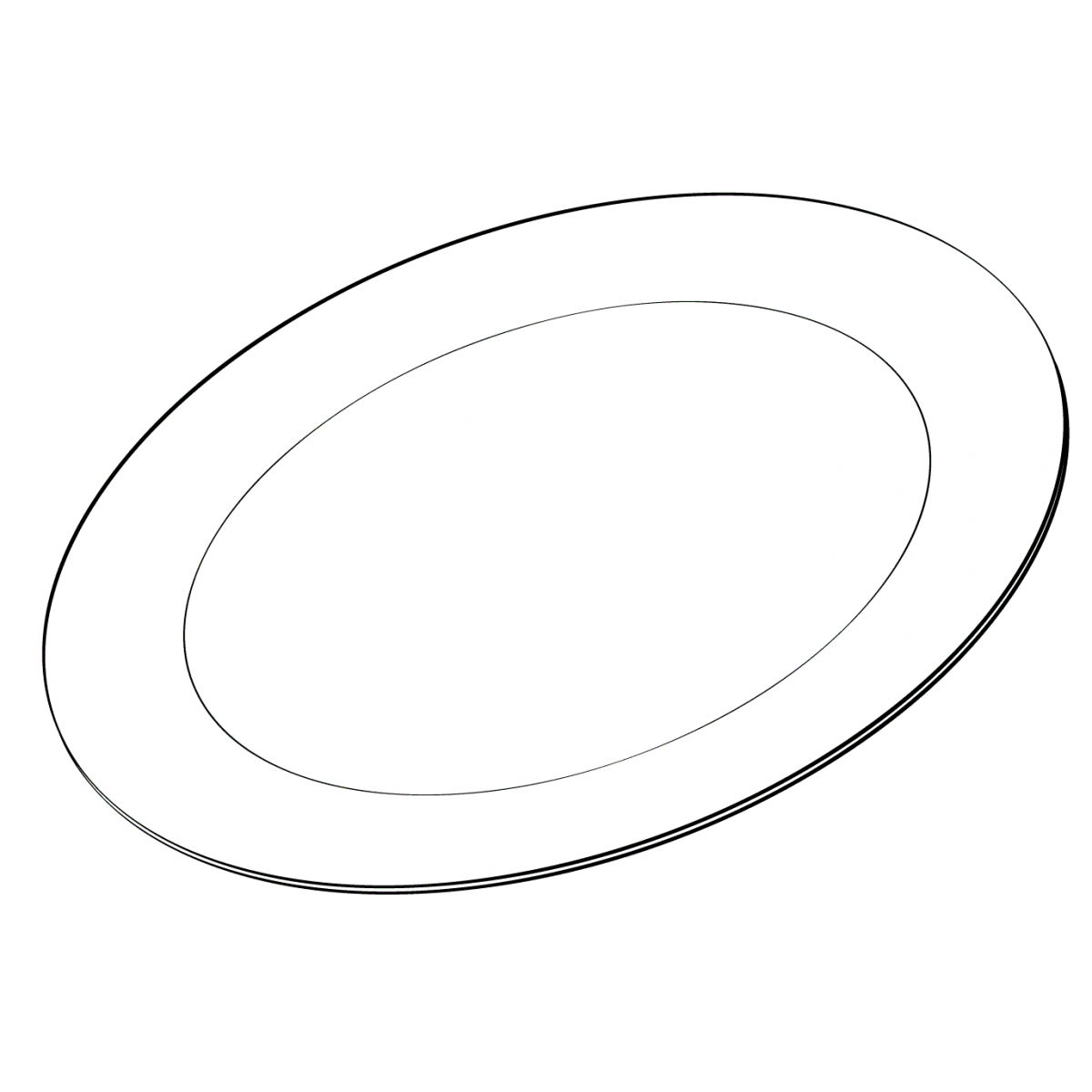 楕円小皿